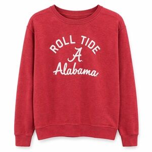 Roll Tide Alabama Crimson Sweatshirt | Triblend Sweats | Size S